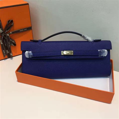 hermes blue clutch|hermes clutch price.